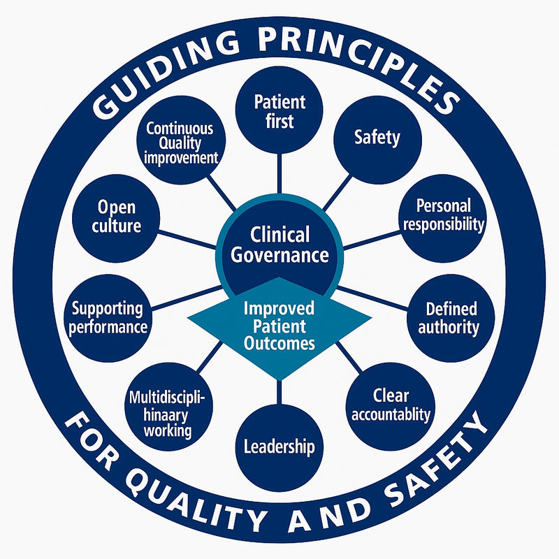Clinical governance guiding principles for quality and safety